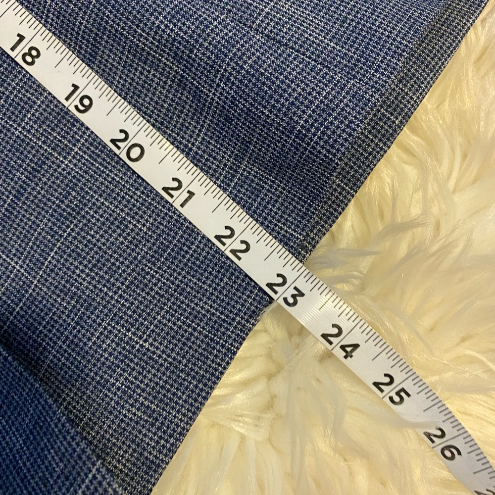 Le Suit petite blue pant suit 16p - Picture 8 of 12